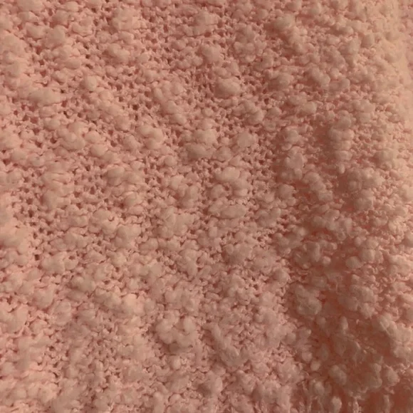 Large Vintage Margules Pastel Pink Chunky Sleeveless Sweater Grandmacore - Picture 6 of 7